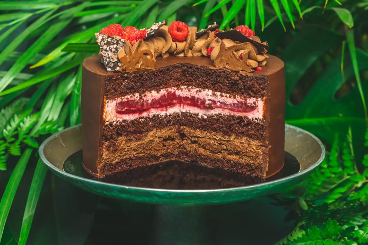 Tort Malinka w czekoladzie